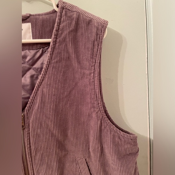 TNA carlaw corduroy purple vest size small oversized - Picture 8 of 11